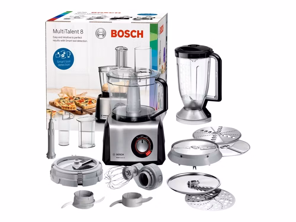 Bosch MultiTalent 8 MC812M865 Matberedare 3,9 liter borstat stål/svart