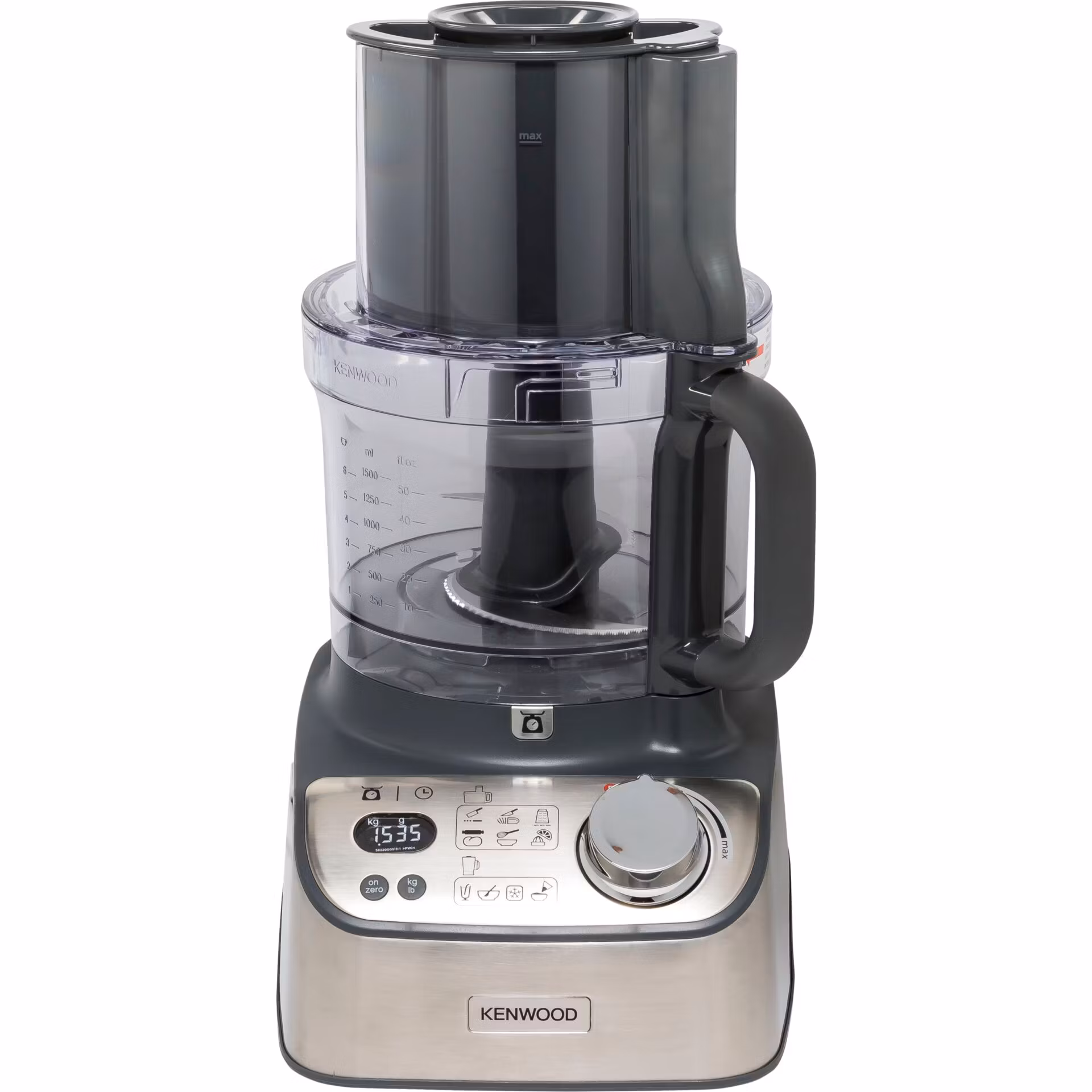 Kenwood FDM72.990SS, 3 l, Rostfritt stål, 1,5 l, 1,5 l, Plast, Glas