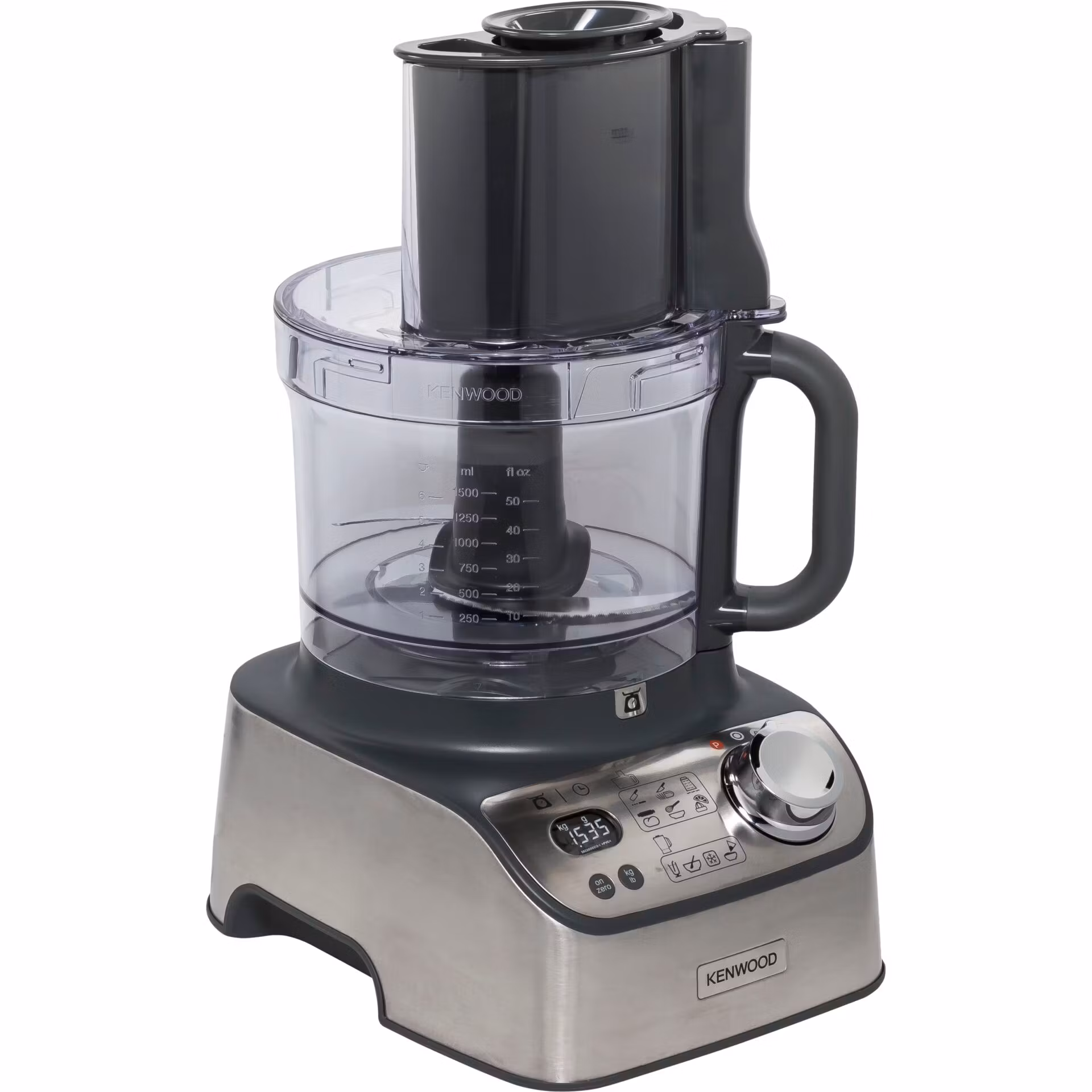 Kenwood FDM72.990SS, 3 l, Rostfritt stål, 1,5 l, 1,5 l, Plast, Glas