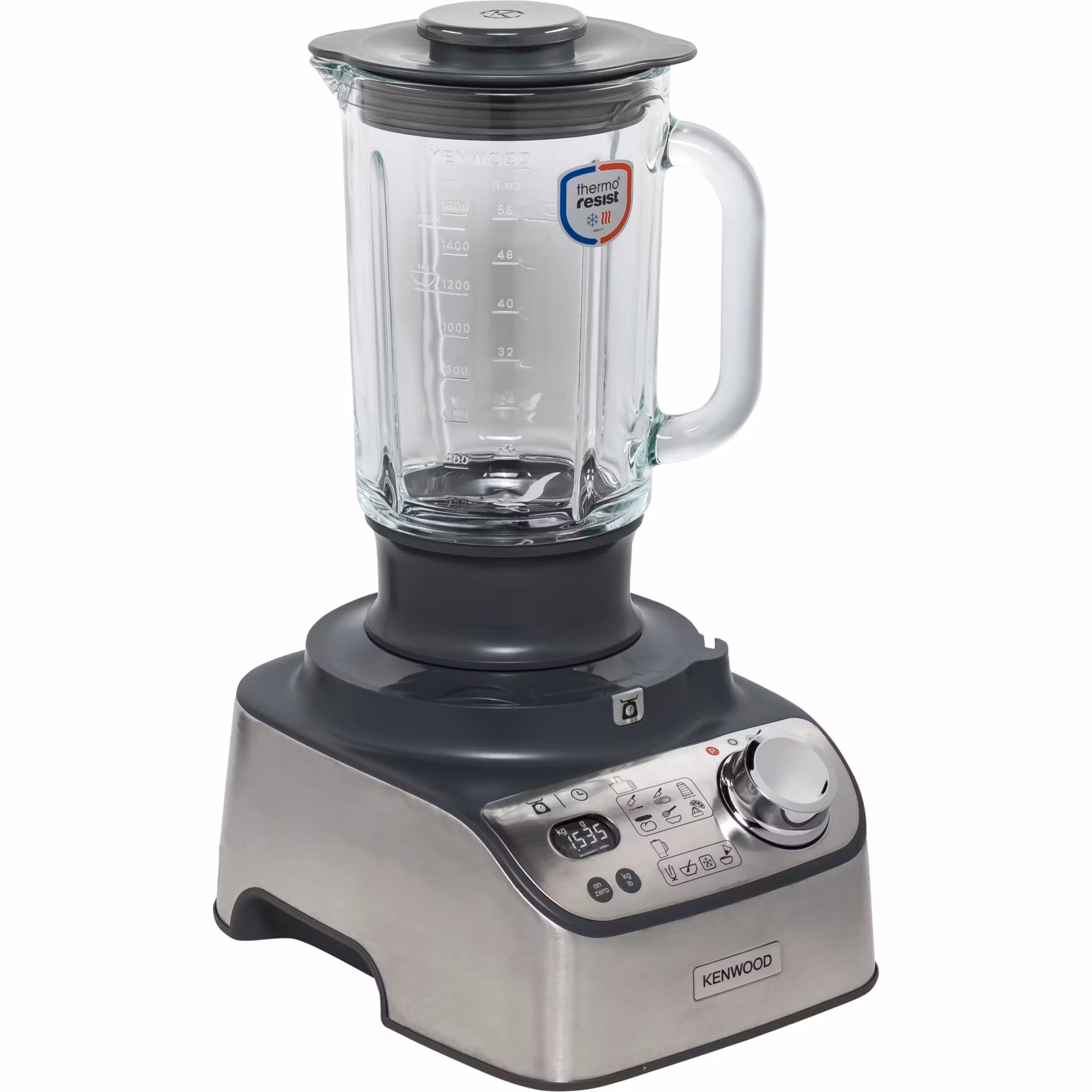 Kenwood FDM72.990SS, 3 l, Rostfritt stål, 1,5 l, 1,5 l, Plast, Glas