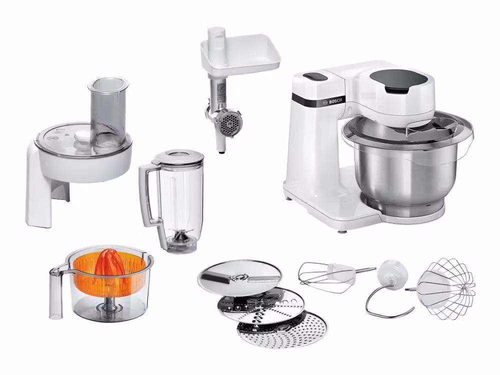 Bosch MUM Serie 2 MUMS2EW40 Köksmaskin 3,8 liter vit