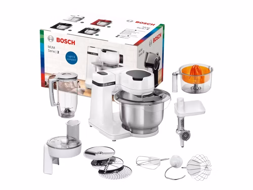 Bosch MUM Serie 2 MUMS2EW40 Köksmaskin 3,8 liter vit