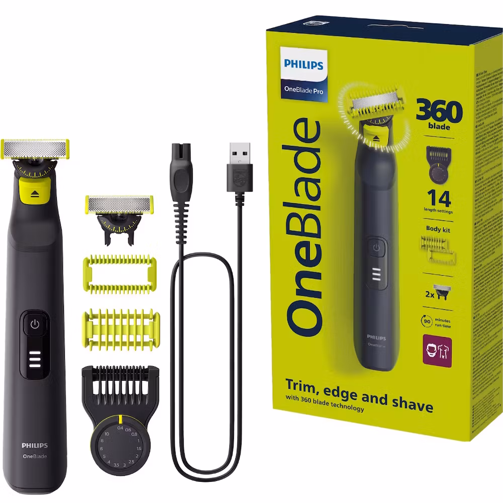 Philips QP6542/15 OneBlade Pro Face+Body skäggtrimmer