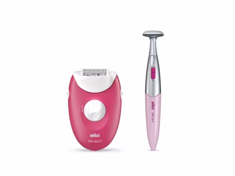 Braun Silk-Epil 3 420 Epilator Ruby