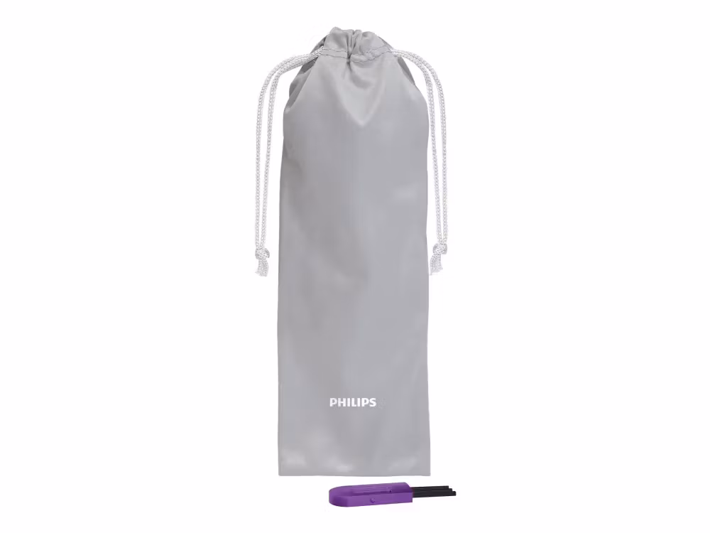 Philips Essential BRT383/15 bikinitrimmer Våt och torr Lila/Vit