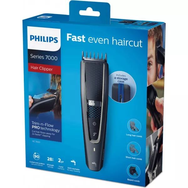Philips HC7650/15 Hårklippare Trimmer Sladdlös