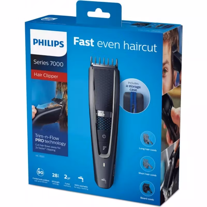 Philips HC7650/15 Hårklippare Trimmer Sladdlös