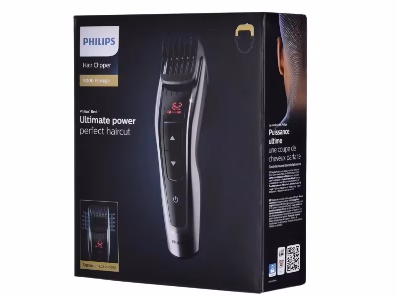 Philips Series 9000 HC942015 Hårklippare Silver/Svart