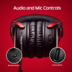 HyperX Headset 727A9AA / Cloud III black/red Black