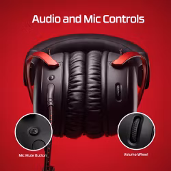 HyperX Headset 727A9AA / Cloud III black/red Black