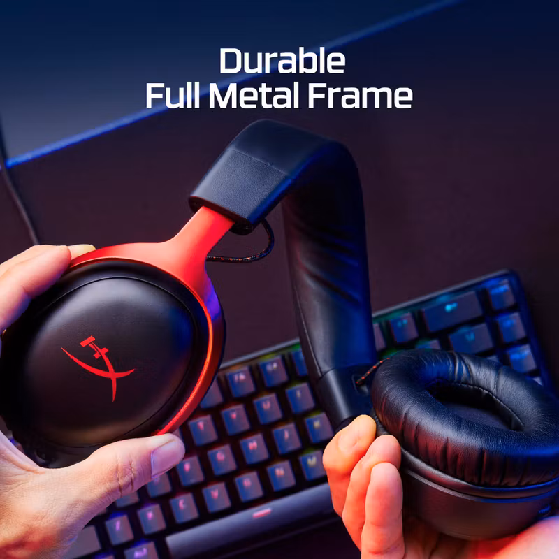 HyperX Headset 727A9AA / Cloud III black/red Black