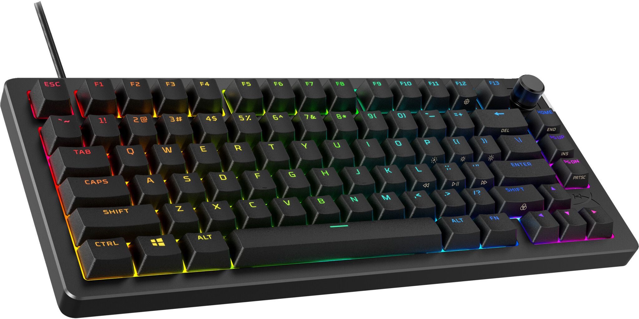 HyperX Keyboard 7G7A4AA#ABA / Alloy Rise 75 S Black