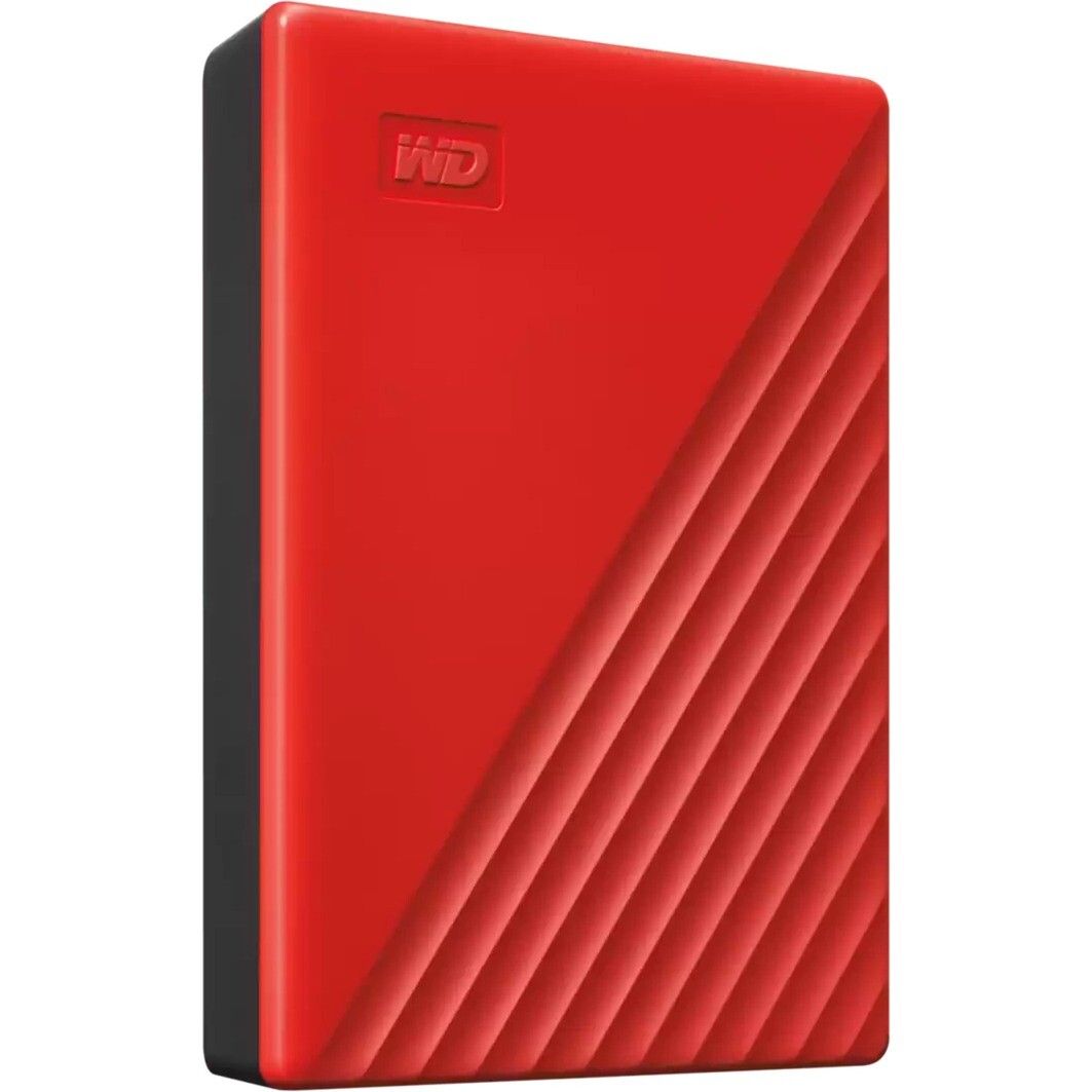 Western Digital WD My Passport 6TB, external hard drive (red, Micro-USB-B 3.2 Gen 1)