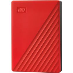 Western Digital WD My Passport 6TB, external hard drive (red, Micro-USB-B 3.2 Gen 1)