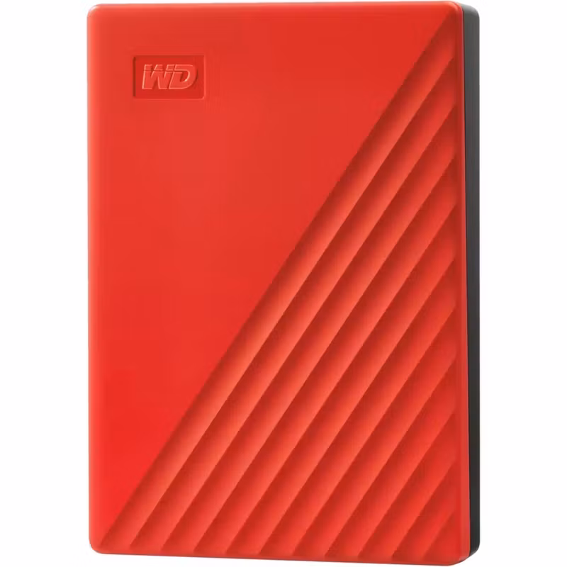 Western Digital WD My Passport 6TB, external hard drive (red, Micro-USB-B 3.2 Gen 1)