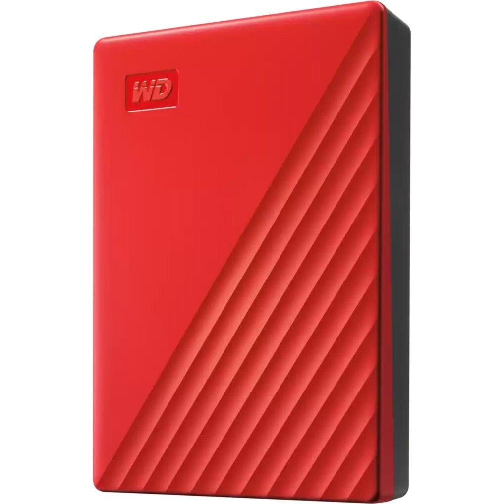 Western Digital WD My Passport 6TB, external hard drive (red, Micro-USB-B 3.2 Gen 1)