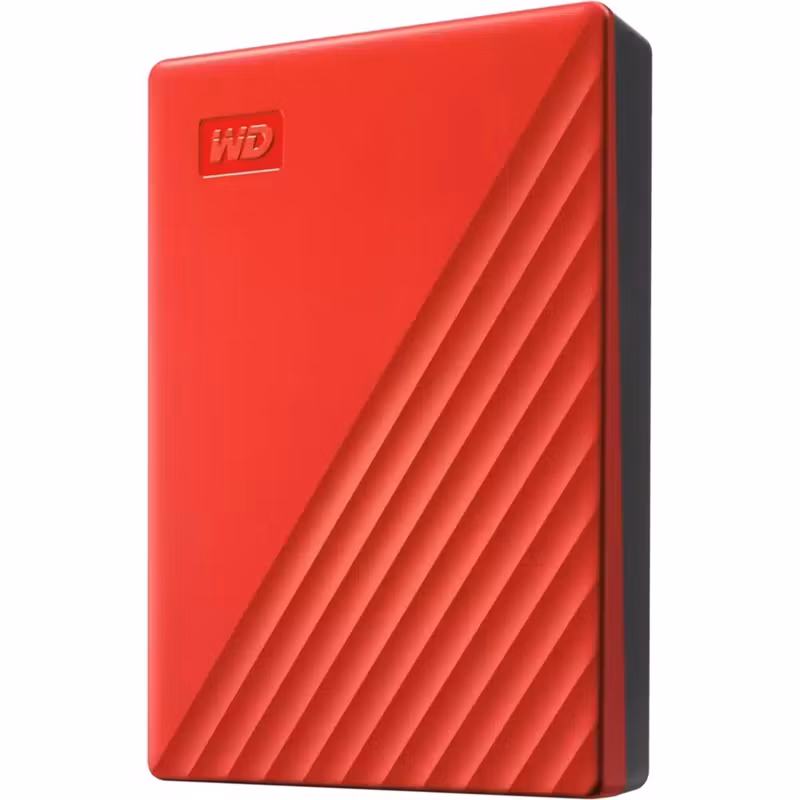 Western Digital WD My Passport 6TB, external hard drive (red, Micro-USB-B 3.2 Gen 1)