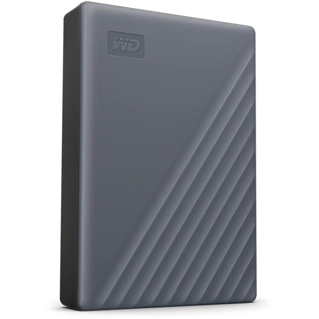 Western Digital WD My Passport 6TB, USB-C, External Hard Drive (grey, USB-C 3.2 Gen 1)
