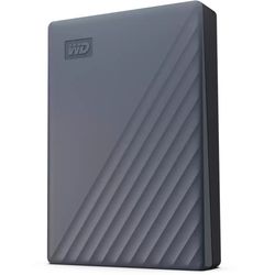 Western Digital WD My Passport 6TB, USB-C, External Hard Drive (grey, USB-C 3.2 Gen 1)