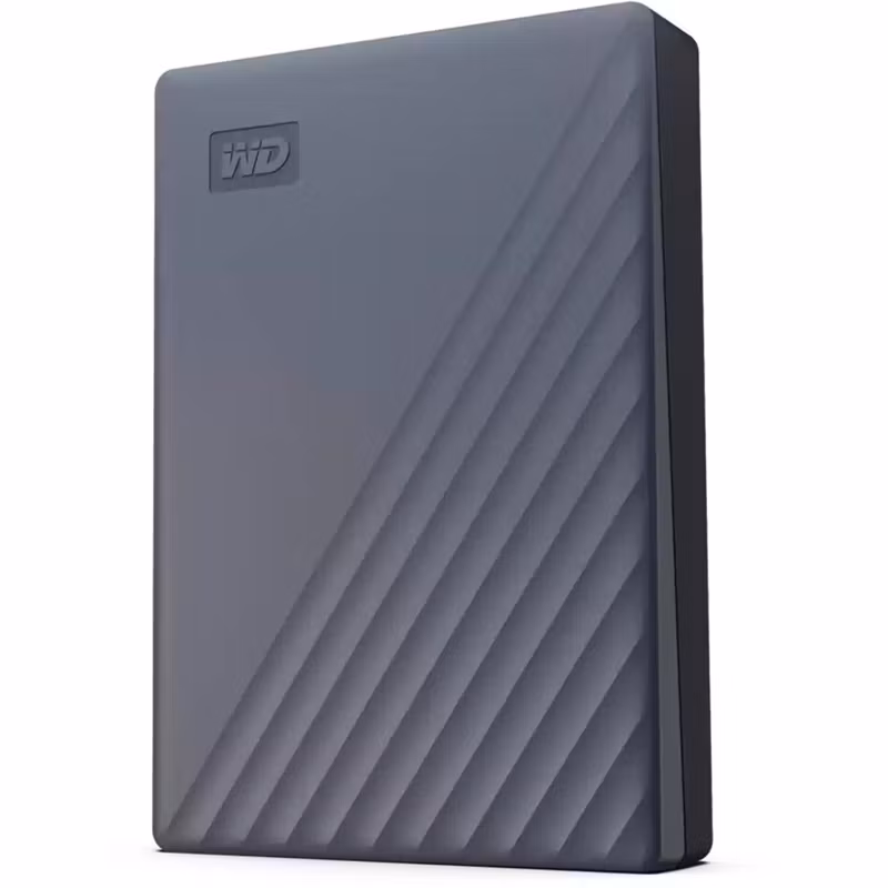 Western Digital WD My Passport 6TB, USB-C, External Hard Drive (grey, USB-C 3.2 Gen 1)