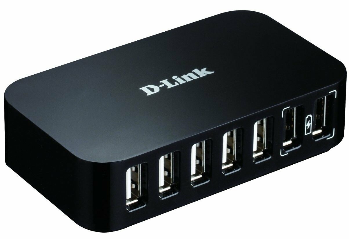 D-Link D-Link 7-Port USB 2.0 Hub Active with power adapter