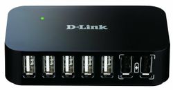 D-Link D-Link 7-Port USB 2.0 Hub Active with power adapter