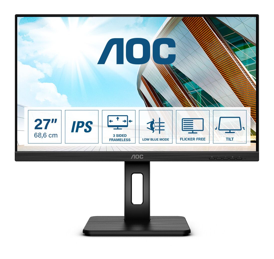AOC 27P2Q 27" 1920 x 1080 (Full HD) DVI VGA (HD-15) HDMI