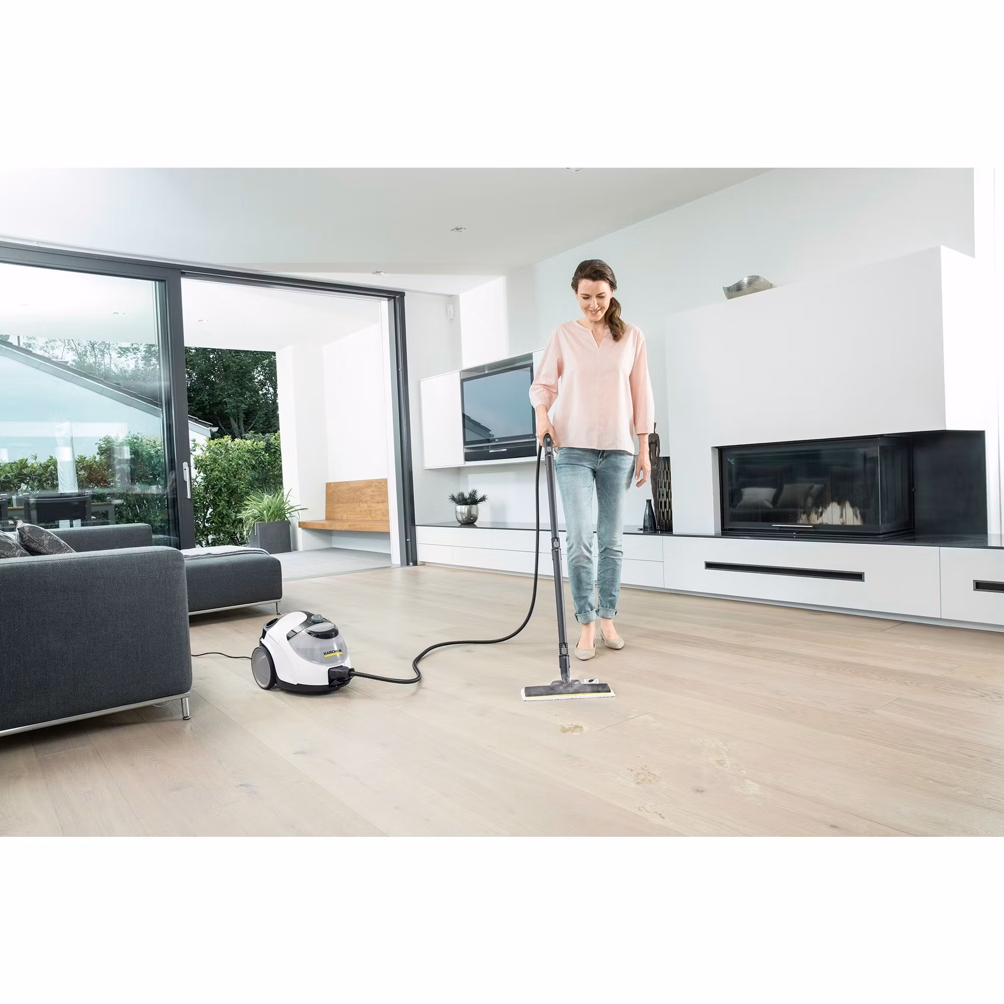 Kärcher SC 5 EasyFix Iron Plug Ångdammsugare Vit