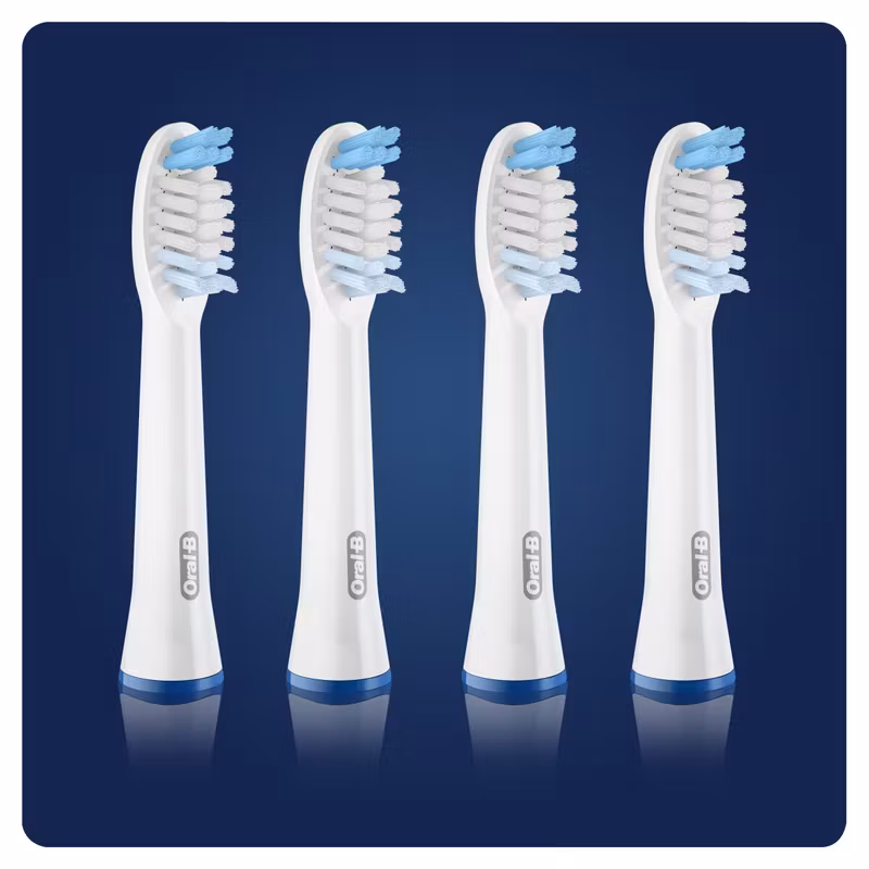 Oral-B Pulsonic Clean Extra Tandborsthuvud 4-Pack Vit