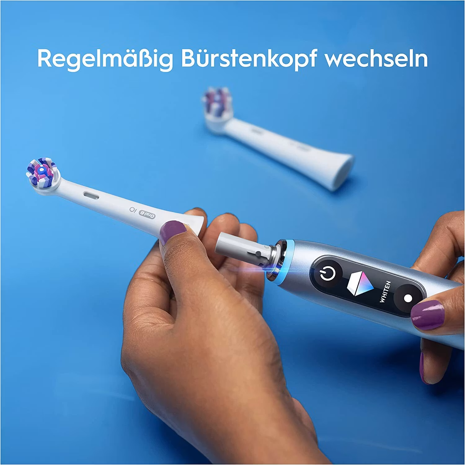 Oral-B 416678 Tandborsthuvuden 2-pack iO Vit