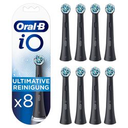 Oral-B iO Ultimate Clean borsthuvuden 8-pack Svart