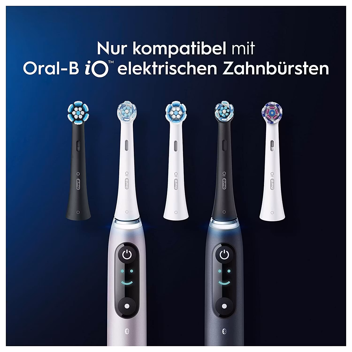 Oral-B iO Ultimate Clean borsthuvuden 8-pack Svart