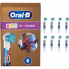 Braun Oral-B Kids Spiderman borsthuvuden, 8-pack (vit, frustration-free-förpackning)