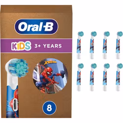 Oral-B 4210201435914 tandborsthuvud 8-pack Spiderman Vit