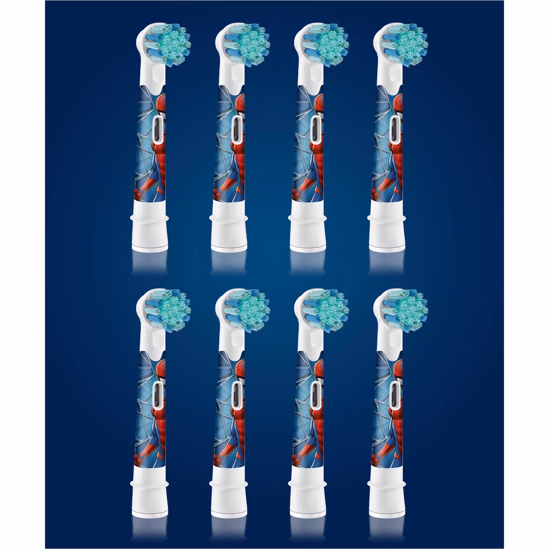 Oral-B 4210201435914 tandborsthuvud 8-pack Spiderman Vit