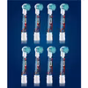 Braun Oral-B Kids Spiderman borsthuvuden, 8-pack (vit, frustration-free-förpackning)