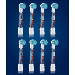 Oral-B 4210201435914 tandborsthuvud 8-pack Spiderman Vit