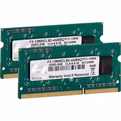 G.Skill DDR3 SO-DIMM 4GB 1600-999 SQ Dual