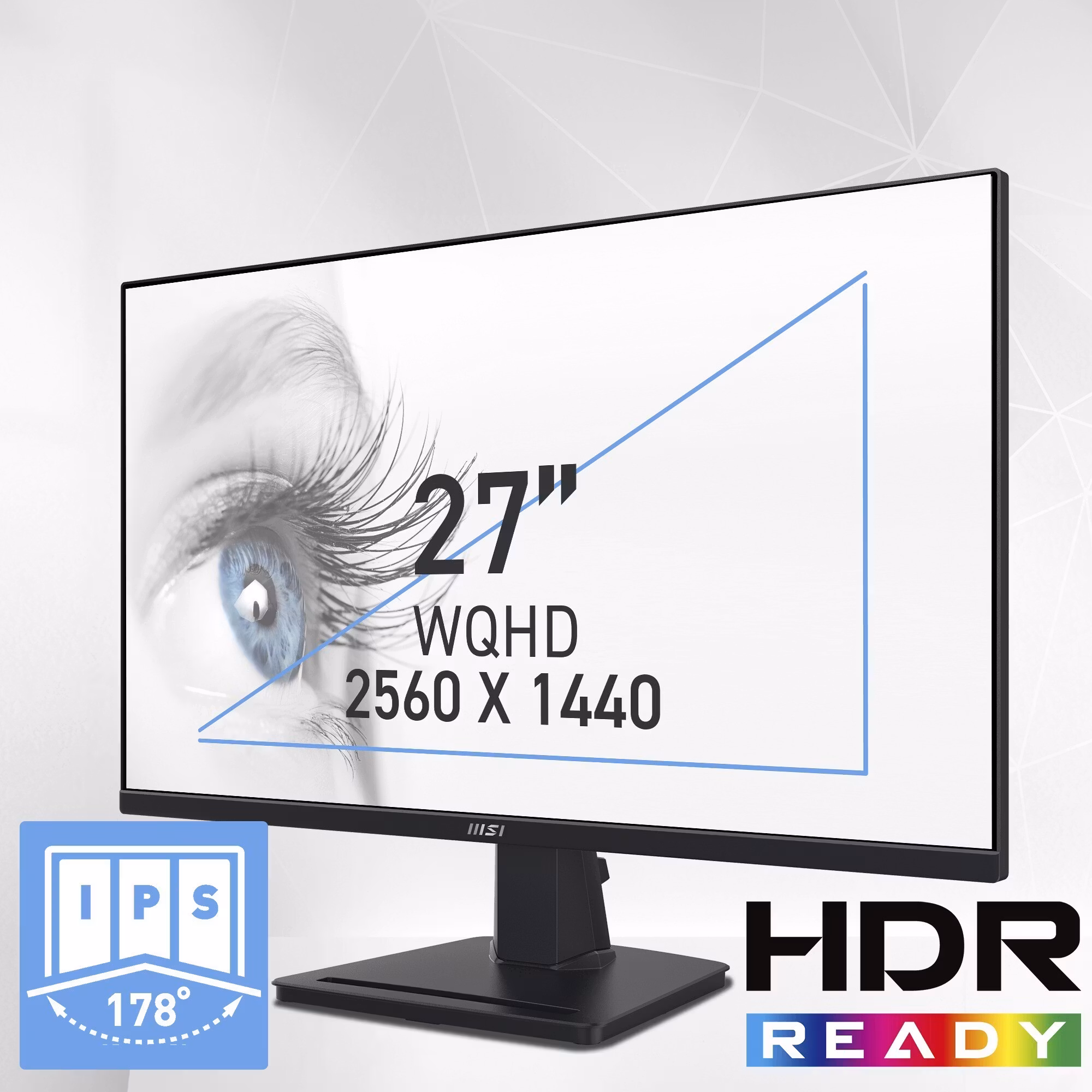 MSI Pro MP275QDE 27" UQHD LED Monitor