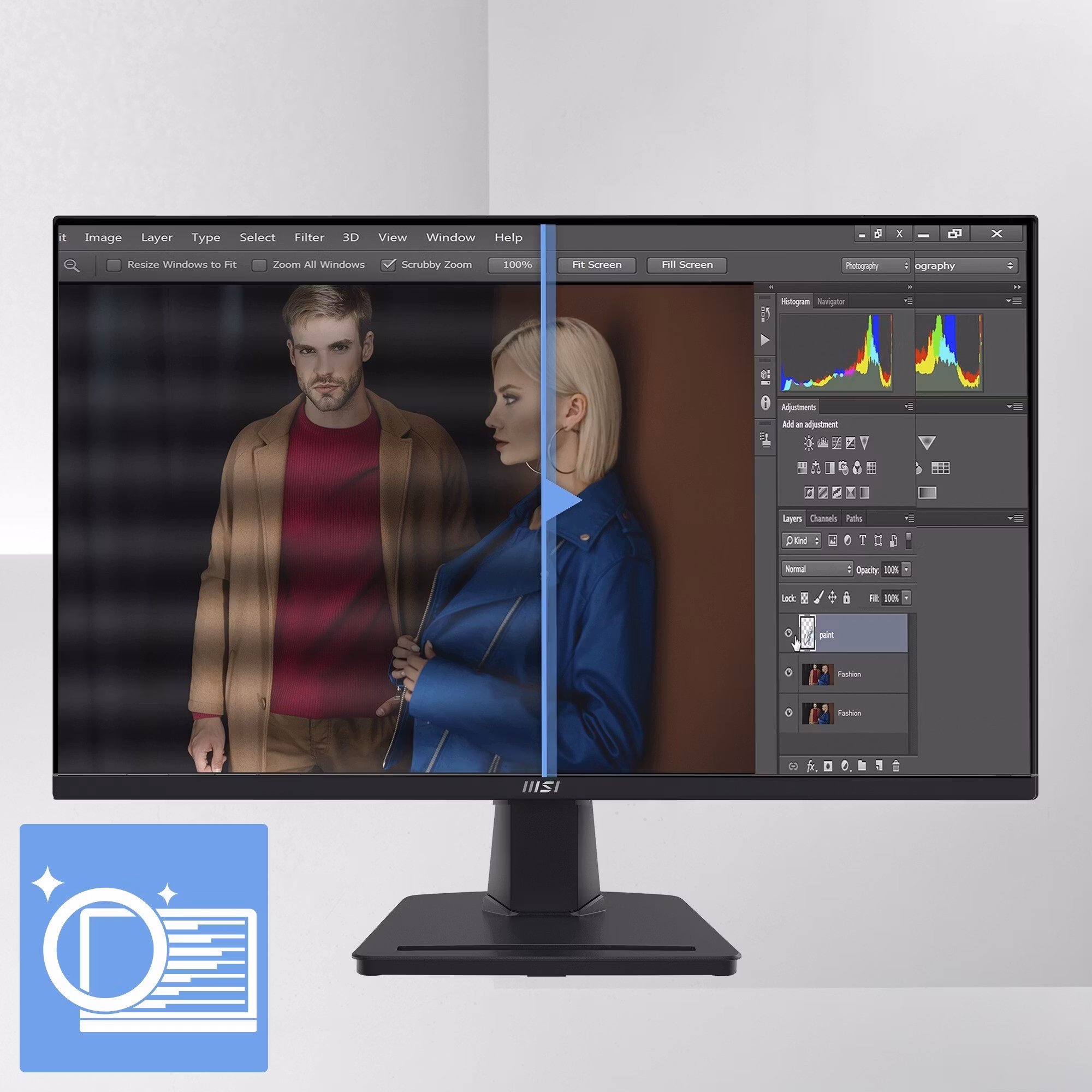 MSI Pro MP275QDE 27" UQHD LED Monitor