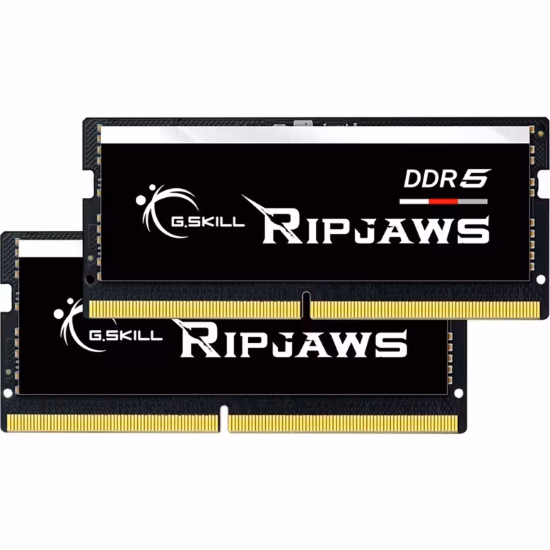 G.Skill DDR5 - 32GB - 5600 - CL - 40 (2x 16 GB) dual kit, RAM (black, F5-5600S4040A16GX2-RS, Ripjaws, INTEL XMP)