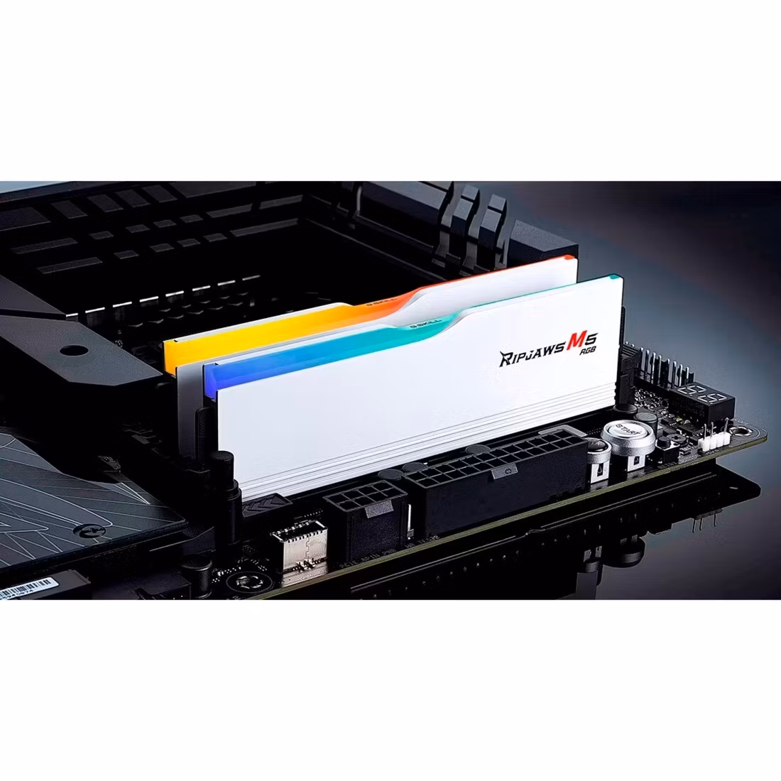 G.Skill DDR5 - 32GB - 6000 - CL - 36 (2x 16 GB) dual kit, memory (white, F5-6000J3636F16GX2-RM5RW, Ripjaws M5, INTEL XMP)
