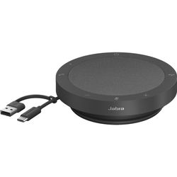 Jabra Speak2 40, speakerphone (black, UC, USB-C, USB-A)