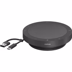 Jabra Speak2 40, speakerphone (black, UC, USB-C, USB-A)