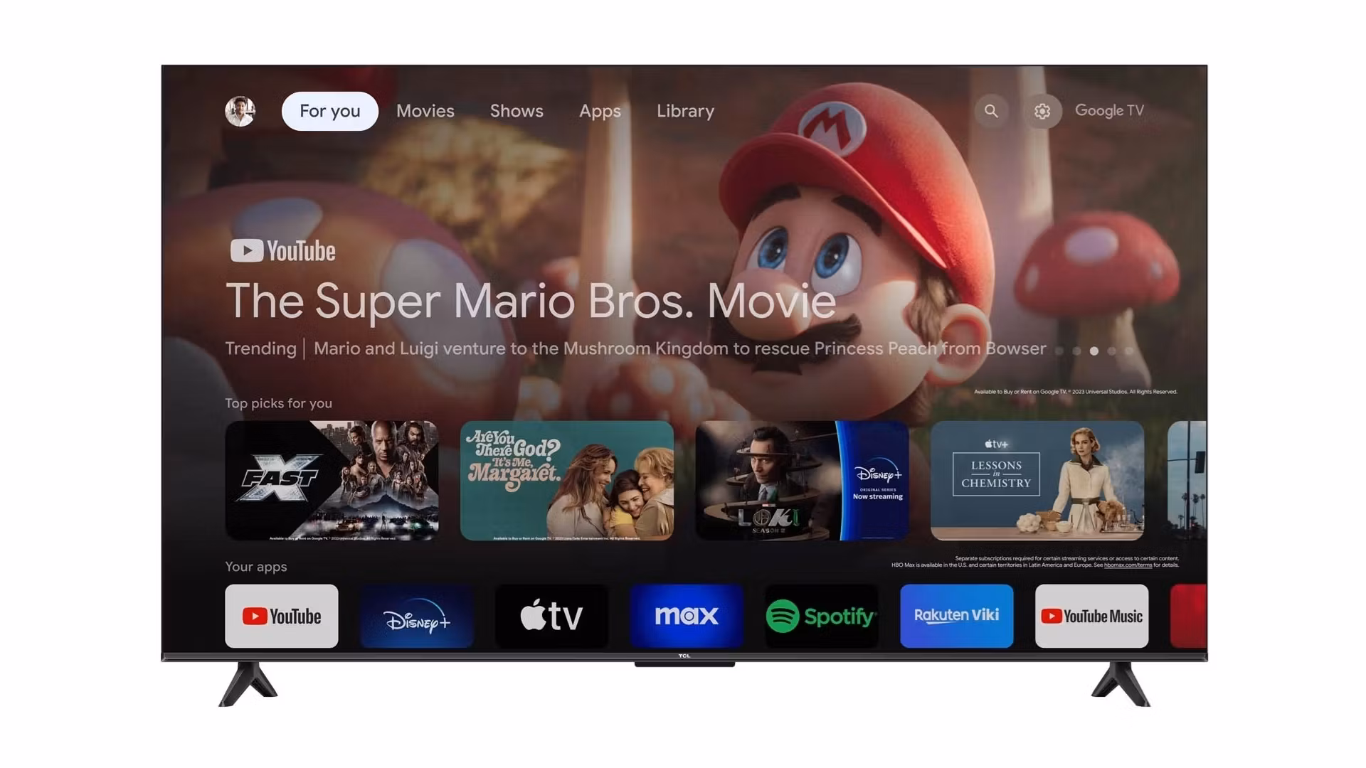 TCL 65V6B 65" 4K UHD LCD Smart TV