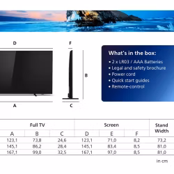 Philips 65PML8709 65" 4K QD MiniLED Smart TV