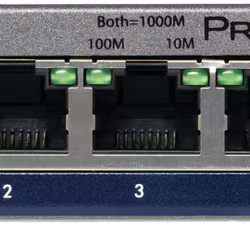 NETGEAR GS105E-200PES network switch Managed L2/L3 Gigabit Ethernet (10/100/1000) Grey
