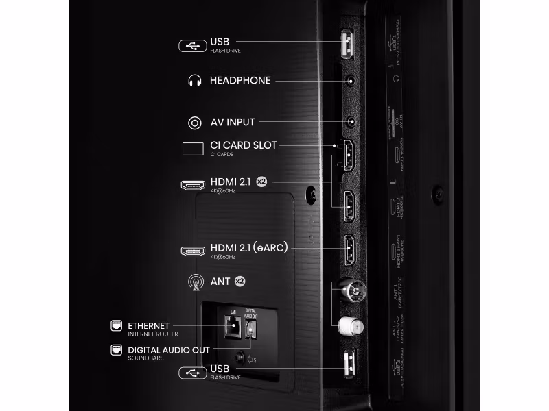 Hisense 50A6N 50" 4K UHD LED-bakbelyst LCD TV Smart TV