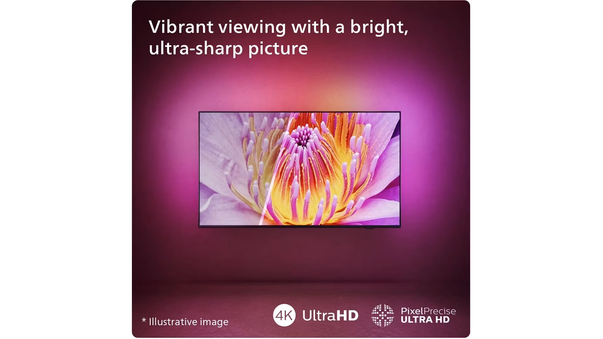 Philips 50PUS8209 50" 4K UHD LED-bakbelyst LCD TV QLED Smart TV