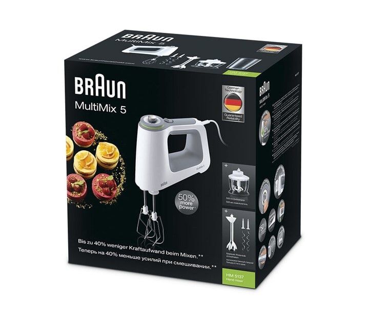 Braun HM5137WH MultiMix 5 elvisp Vit